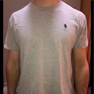 Polo Ralph Lauren Grey Classic Crew Neck T-shirt